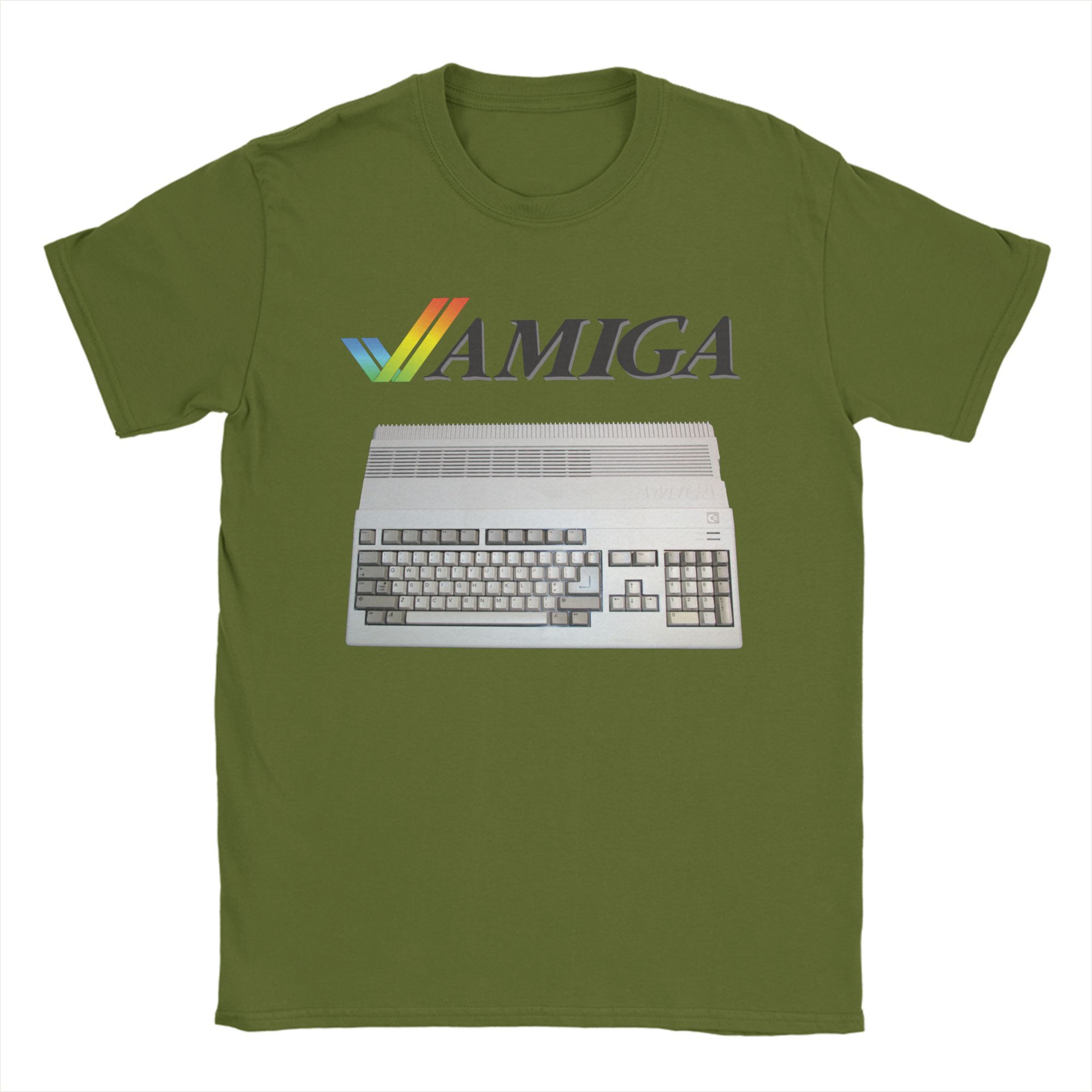 

Casual Retro Computer C64 Amiga 80s Nerd 16-bit T Shirt 100%Cotton Short Sleeve Commodore 64 Geek O-neck Summer Top Tee 4XL