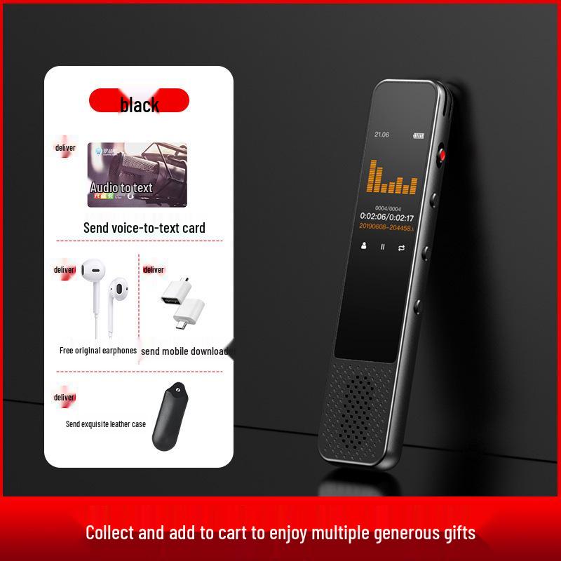 NobiXing G1/G6 HD Voice Recorder with Noise Reduction: Perfect for Students and Meetings, Doubles As Portable MP3 Player.