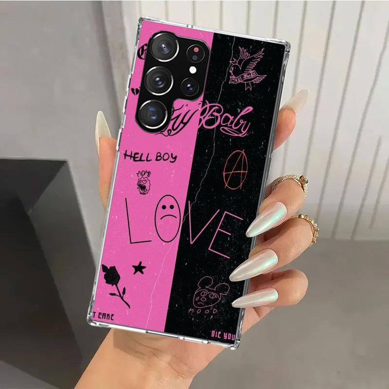 

Чехол для телефона певца Lil Peep для Samsung Galaxy S26 S24 S23 Ultra S25 Edge S22 S21 Plus S20 FE + Мягкий чехол с принтом Funda Galaxy S25 Samsung S23 Ultra