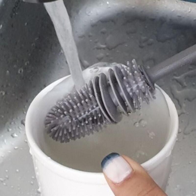 1 set of silicone cup cleaning brush and bottle brush cleaning set