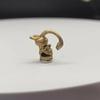 8PCS Hinge Decorative Ornaments Resin Miniature Figurines Hinge Toppers Retro Style Home Decorations for Cabinet Doors