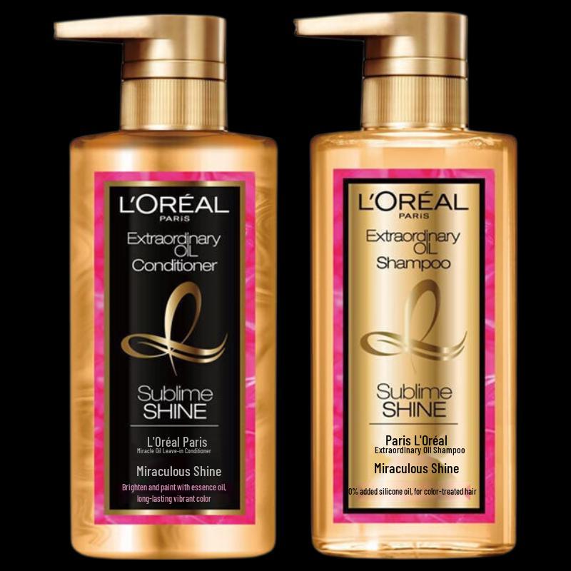 

L Oreal Extraordinary Oil Brilliant Shine Shampoo & Conditioner Set