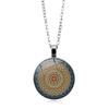 Mandala Levensbloem Tijd Dames Veelzijdige Mode Retro Hanger Ketting