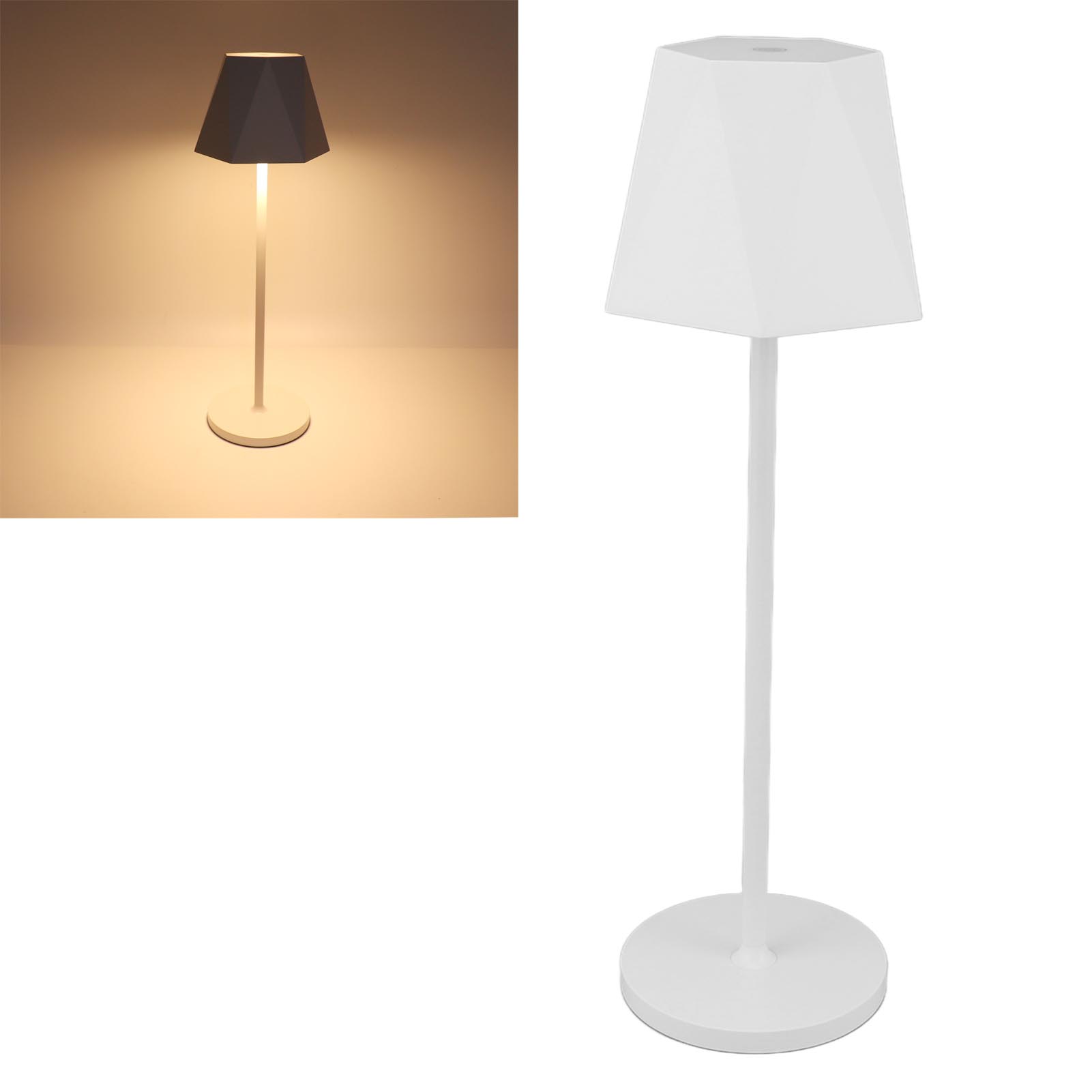 

LED Cordless Table Lamp 5200mAh Rechargeable Battery Desk Lamp IP54 Waterproof Stepless Brightness Touch Control Table Light