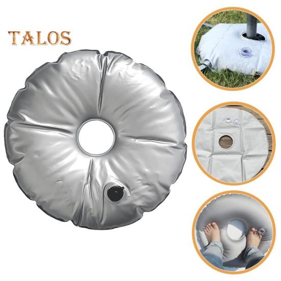 Weight Bag for Feather Flag Base Collapsible Round Flagpole Base Waterproof Easy To Fill Weight Water Bag Portable Base for Beach Sun Umbrella