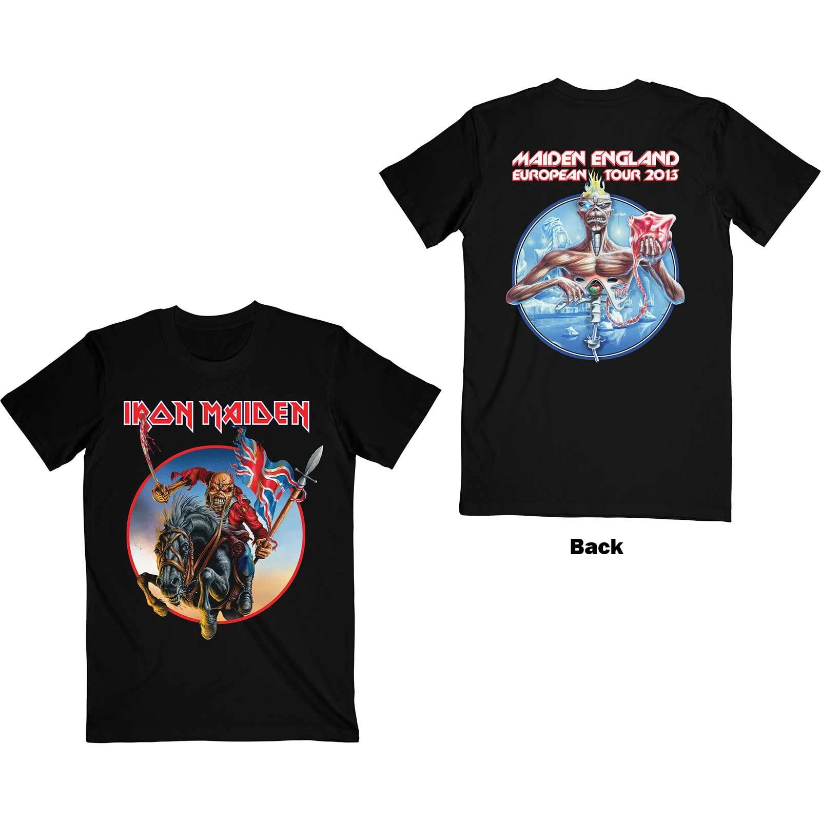 Футболка Iron Maiden: Евротур (Назад Печать) ОФИЦИАЛЬНАЯ НОВОСТЬ M