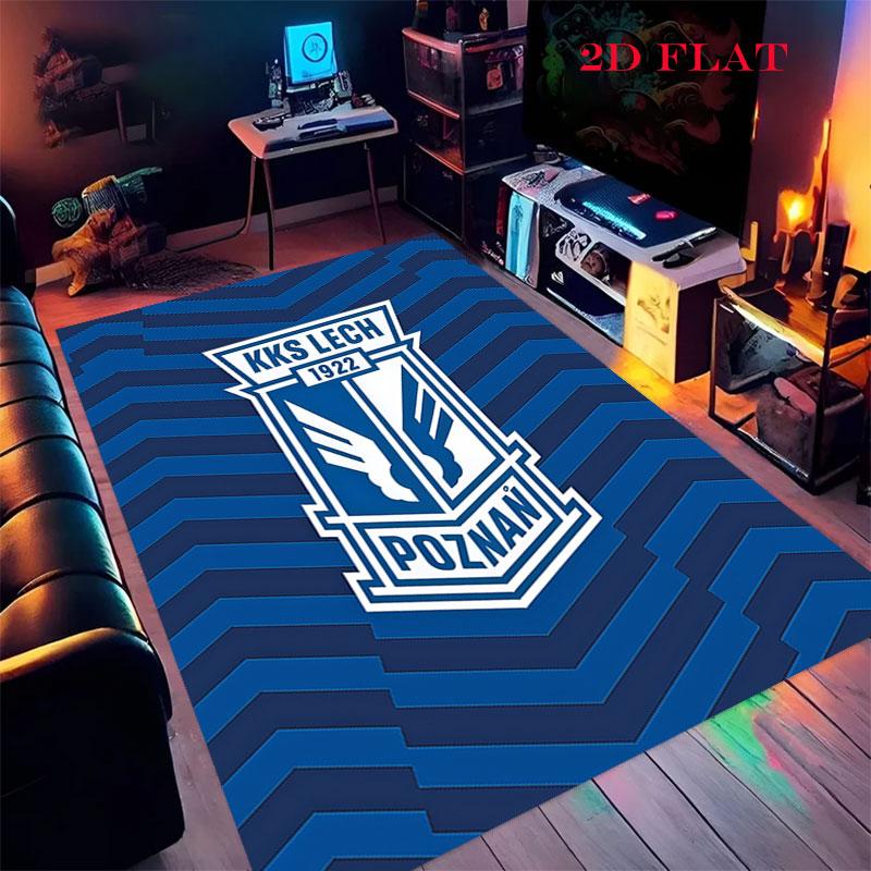 KKS Lech Poznań Carpet Rug for Living Room Bedroom Home Sofa Decoration,Kids play Nonslip Floor Mat