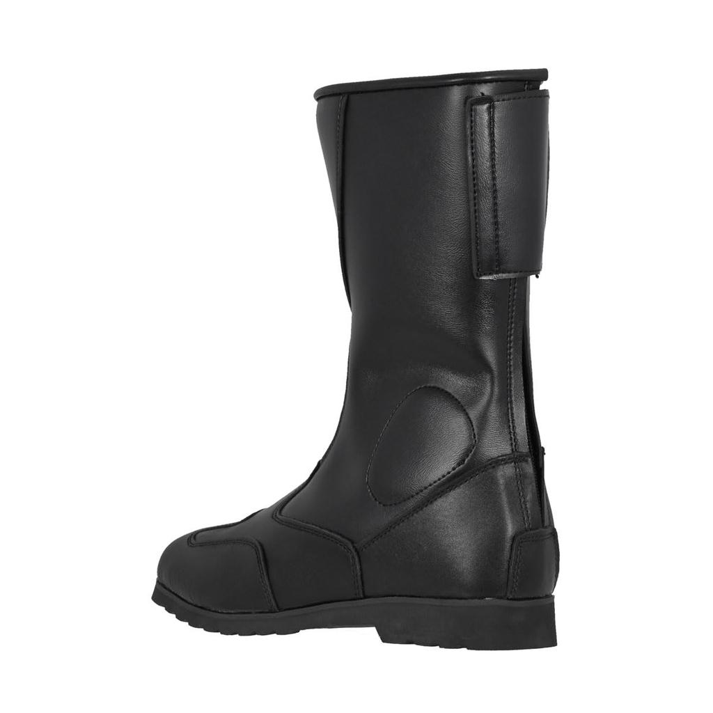 KOMINE Motorcycle Back Zipper Size K202 302 Boots, Black, 28.0cm,