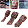 Jacquard Ribbon Clothing Decoration 5M Sewing Ribbon Fabric Embellishment for Pillowcases Clothes Headband Placemats Clothing