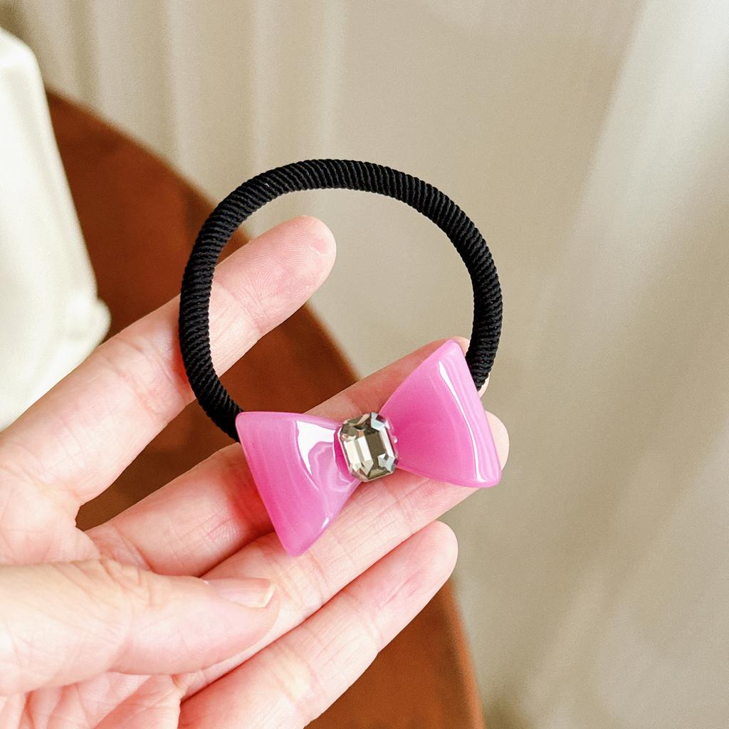 Bow Acetate Graceful Hair Accessories Collection Featuring Various Colorful Hair Ties And Clips
