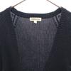 J&M Davidson Long Sleeve Cotton Knit Cardigan S Navy Women Used
