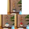 Plush Dog Phone Charm With Cartoon Hat For Gift And Decoration