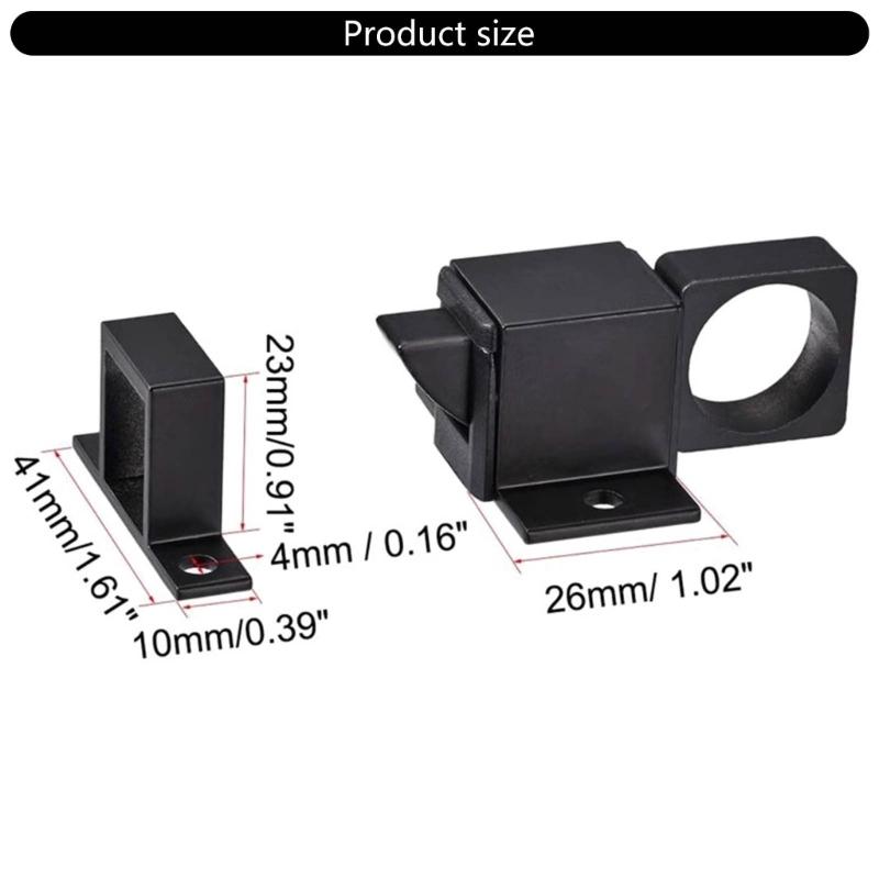 Impacts Activated Self Closing Spring Door Latches Easy Installation Aluminum Auto Locking Door Bolt for Enhances Security