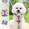 Spring Summer Thin Breathable Mesh Dog Leash Adjustable Princess Style Vest Dog Walking Rope Dog Chain Pet Supplies