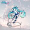 Large Standee Hatsune Miku Anime Acrylic Desktop Decor Cartoon Figure Collectible Gift For Fans