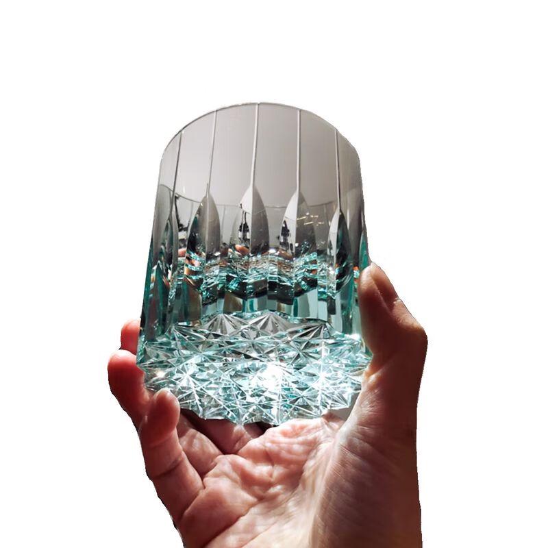 Japanisches Edo Kiriko Sternenlicht Whiskyglas