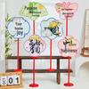2025 Mid-Autumn Festival & National Day Cat Decor Sign for Shopping Mall & Store Counter Display