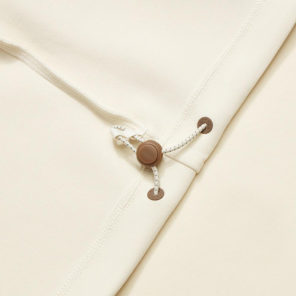 FILA Fitness Fashion Comfortable Casual Sports Color Block Loose Hoodie Women hoodies White A11W541212FIV