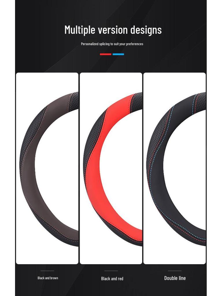 Genuine Leather Steering Wheel Cover for Changan UNIV, UNIK, 2nd Gen CS55 Plus