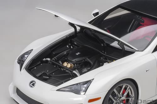 AUTOart 1/18 Scale Lexus LFA (Whitest White/Black Carbon Fiber) Finished Product