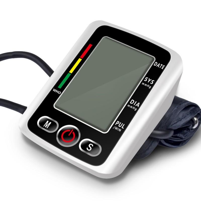 Digital LCD Display Electric Blood Pressure Monitor Home Use USB Rechargeable Medical Sphygmomanometer CE Certified Class II