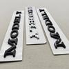 3D ABS Chrome Black Car Rear Trunk Badge Logo MODEL Y Letters Emblem Decals For Tesla MODEL Y Auto Exterior Accessories