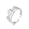Fashion Geometric Open Stainless Steel Ring Women's Temperament Couple Ring Hand Jewelry