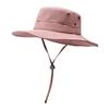 Quick drying breathable big edge visor hat men and women hiking camping bucket hat outdoor fishing western cowboy hat