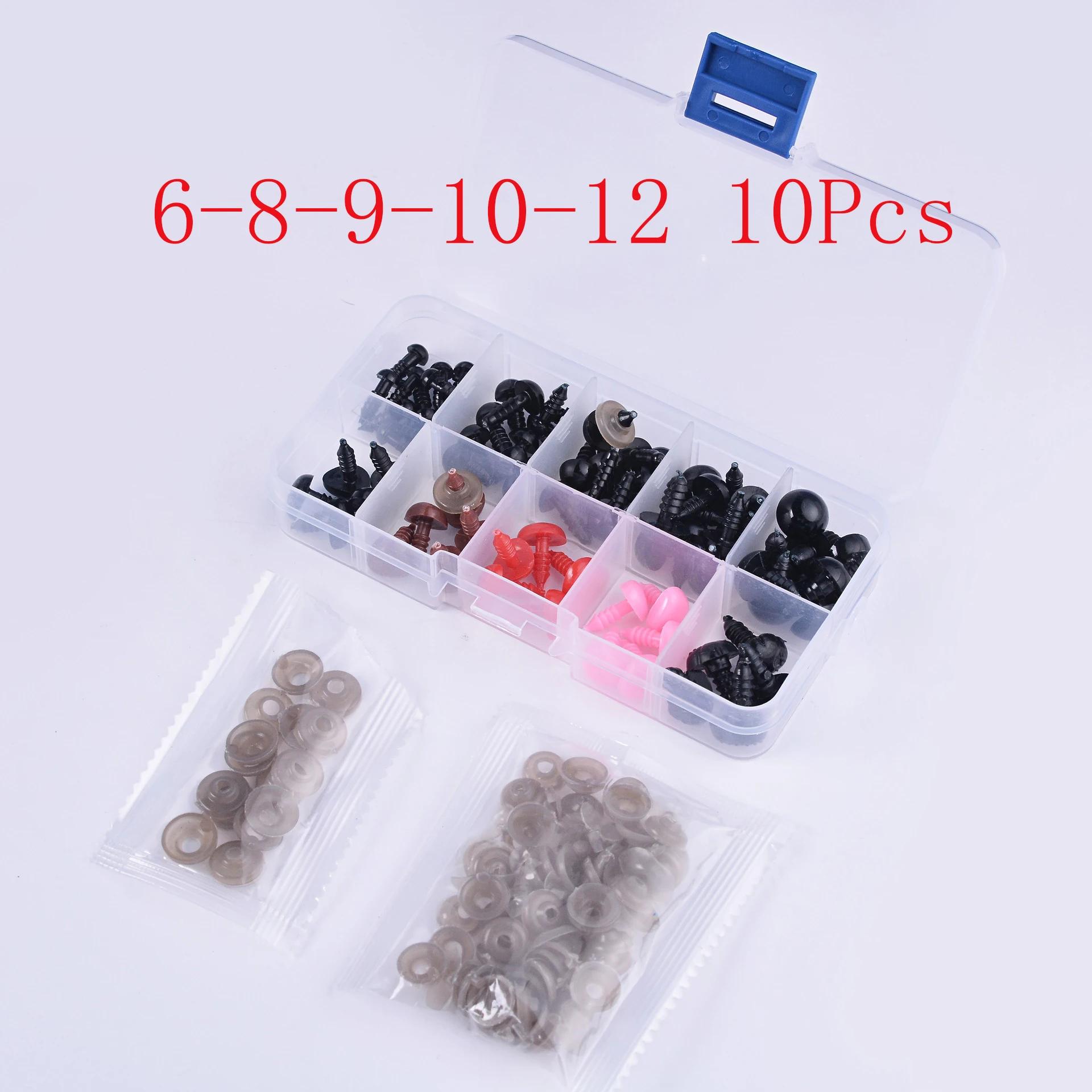

DIY Plush Toy Eye Ball Doll Accessories Eye Nose Needle Insert GlassSimulation Doll Eye Toy Dough Sculpture Food Accessories Toy