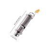 1pc Stainless Steel High Frequency Training Whistle Police Force Traffic Command Outdoor Pet Training Referee Whistle