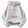 Y2k Girls Cherry Design Printed Fashion Sweatshirt Kids Children's Sweatshirts Hoody for Boys Girls Casual Hoodies Clothes