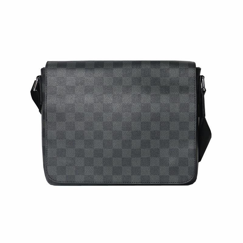 

Trendy brand fashion men s envelope shoulder bag flip horizontal leather plaid oblique span bag file bag oblique span bag чёрный