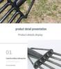 Five-Tooth All-Steel Rake for Beach, Clam Digging, and Gathering Seafood