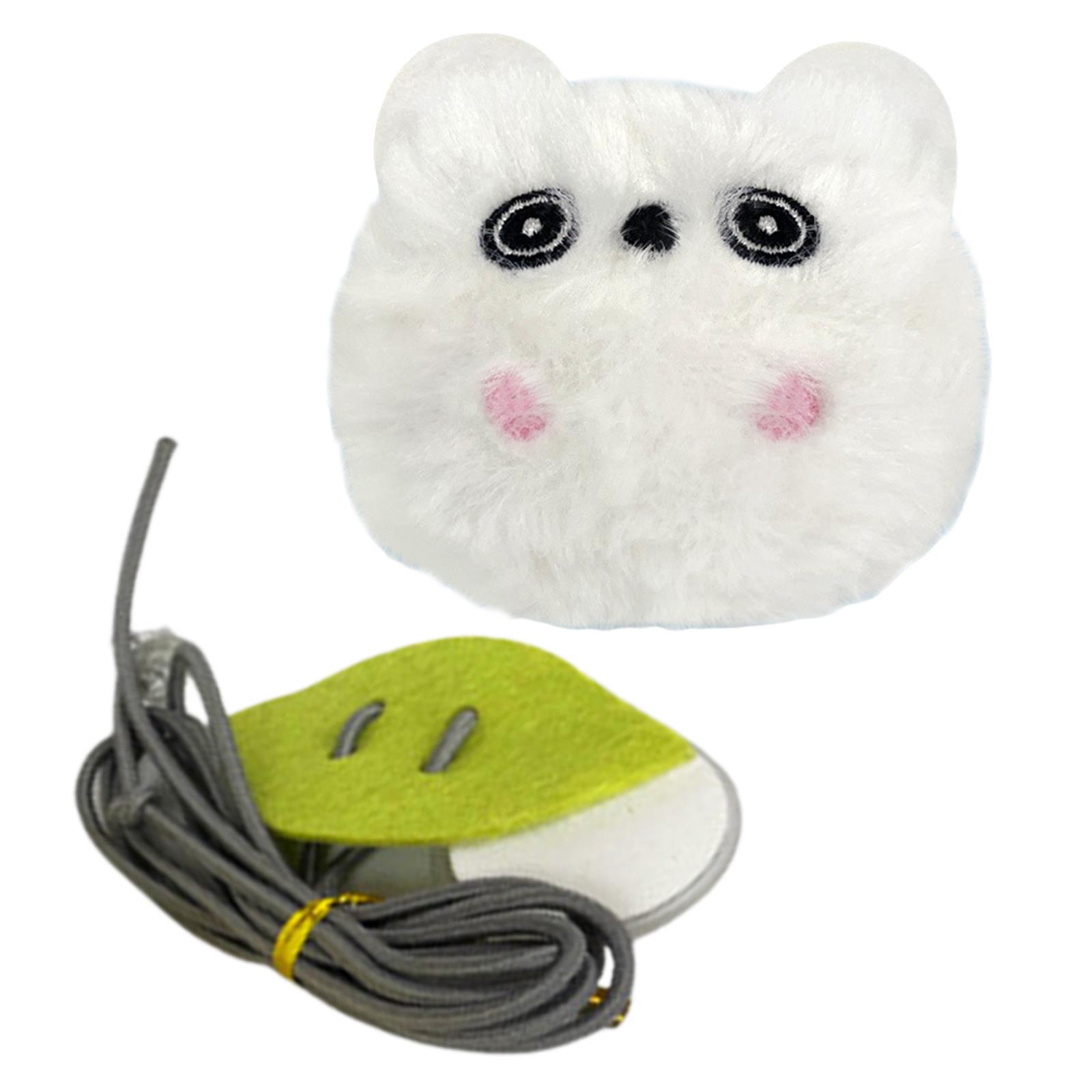 

Скрипучая игрушка-дразнилка для кошек со звуком симуляции животного для активной игры кошки в помещении, развлечения, подвесная игрушка для охоты кошек белый