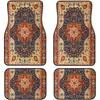 Car Floor Mats Set Of 4, Oriental Turkish Persian Carpet Front And Back Rug Mats Decorative Universal For Cars SUV Trucks Vans