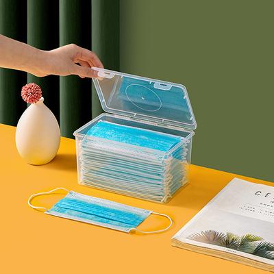 Masken-Aufbewahrungsbox, Feuchttuchbox, Baby-Feuchttücher-Spender, Tissue-Box mit Deckel