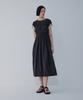 Bobeu Voluminous Shirred Long Dress_Black 7156237002