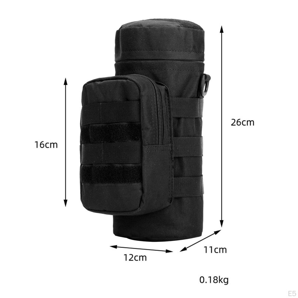 Bottle Pouch,10L Pouch Kettle Bag Drawstring Shoulder Holder for Outdoor Camping