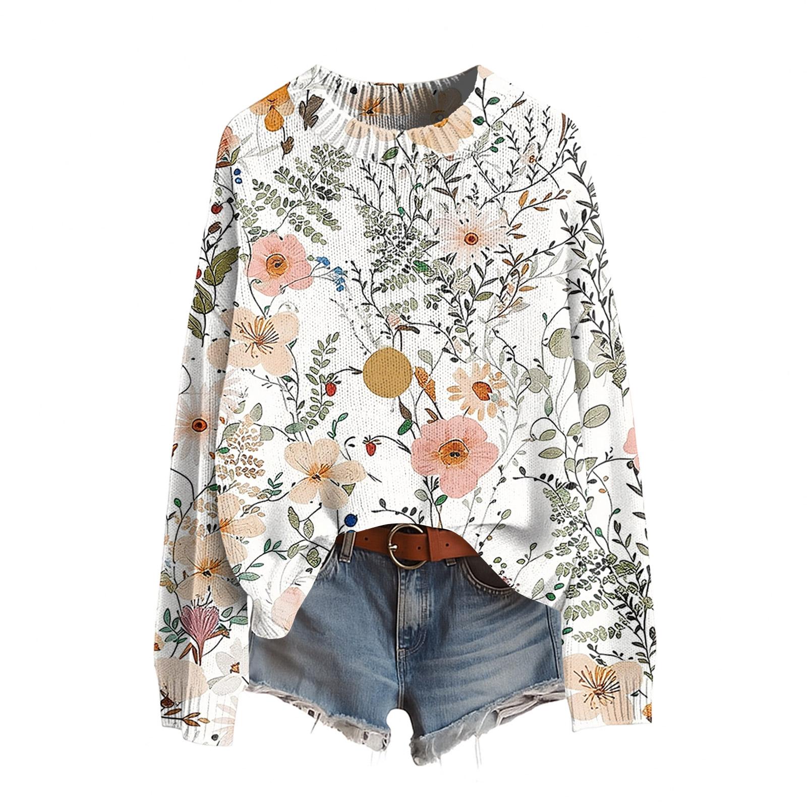 Женский смешной женский свитер с круглым вырезом наряд уродливый костюм-свитшот XL белый 2250₽