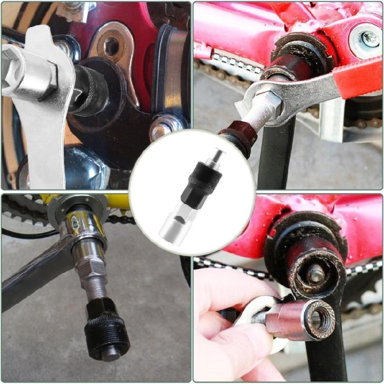 Lightweight Bicycles Crank Puller Kit with Ergonomic Handle for Reduced Fatigue During Repairs