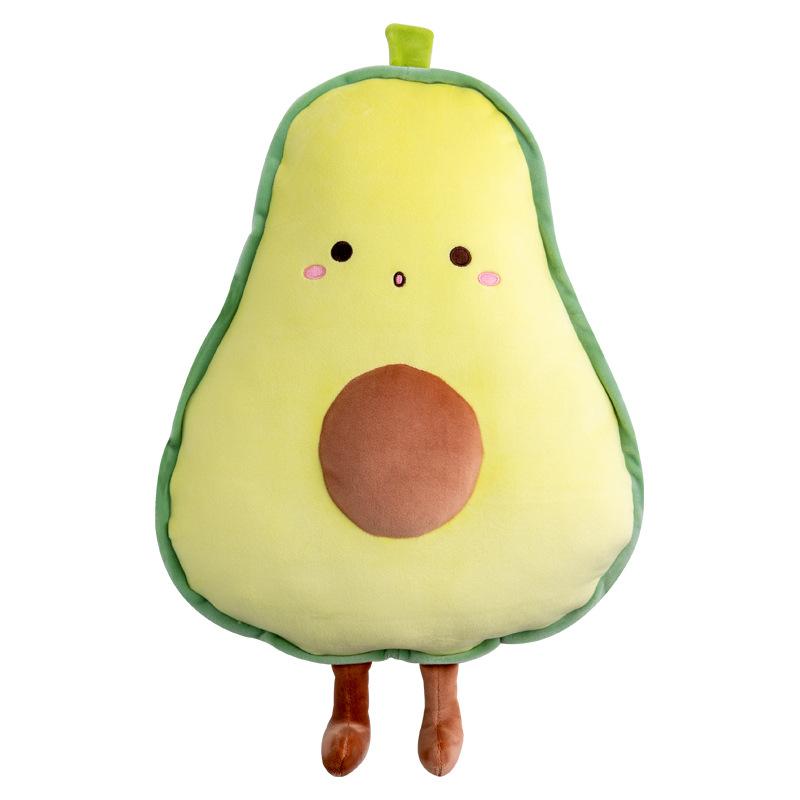 Cute Avocado Throw Pillow Carrot Fruit Plush Toy Doll Banana Fruit and Vegetable Cushion Girl Gift Doll