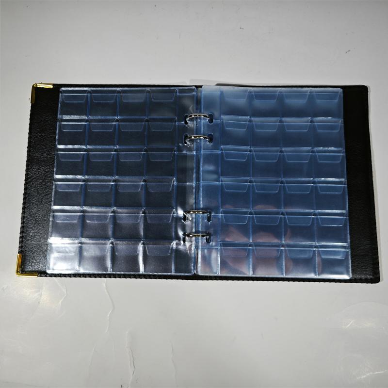 480 Stück Münzaufbewahrungsbuch Gedenkmünzsammlung Albumhalter Sammlung Band Ordner Halten Mehrfarbig Leer Münz