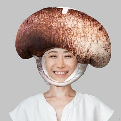 Mushroom Hat Funny Head Cover for Role Playing Holiday Themed Parties Birthday