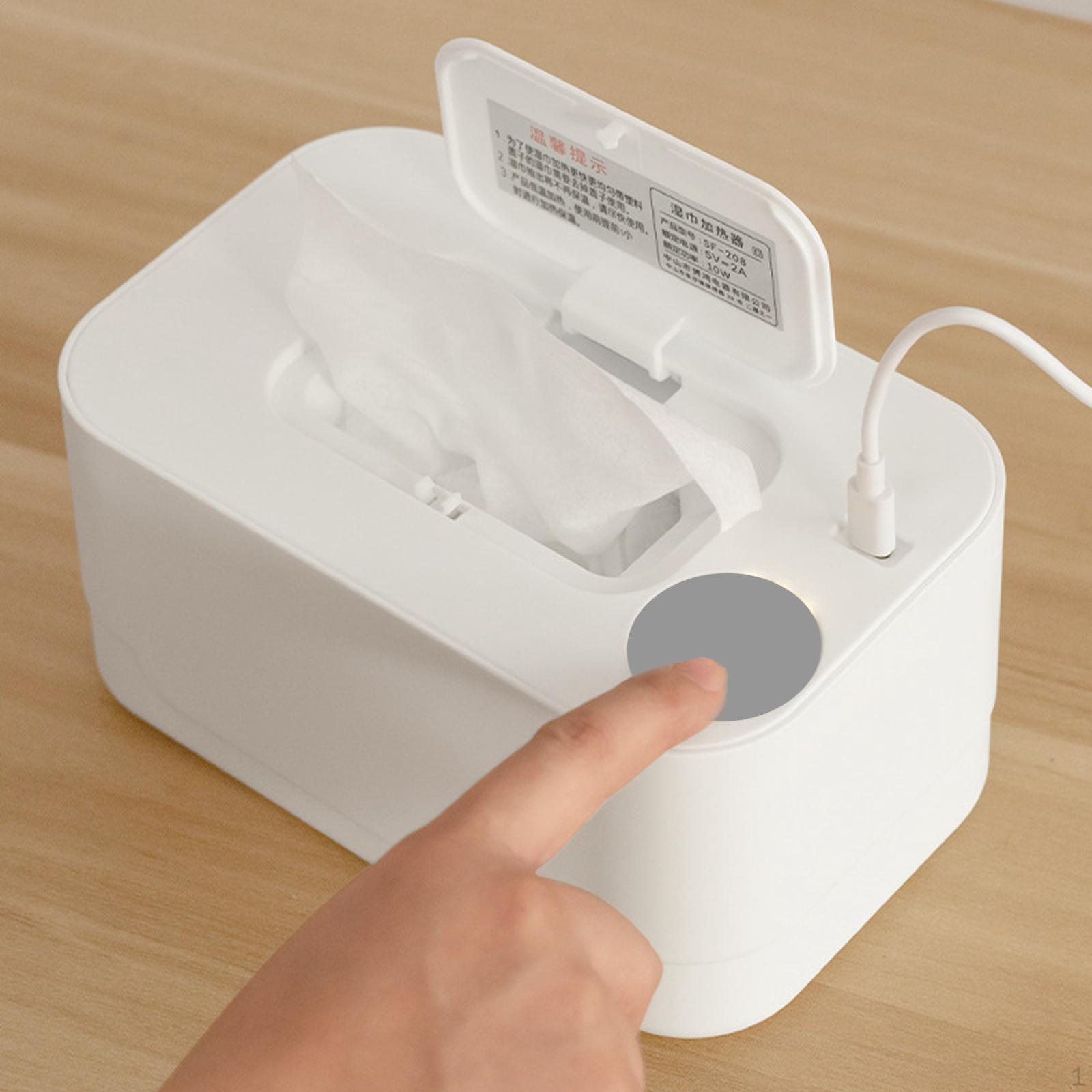

Digital Wet Wipe Warmer for Home And Travel белый