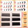 384 Tufts False Eyelashes Set 10-16Mmdiy Segmented D Song Thick Single Tufts Eyelashes