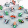 12Pcs Pull Back Wind-up Airplane Toy Educational Spring Clockwork Aircraft Toy Toddlers Boys Girls Stress Relief Mini Plane Model Toy