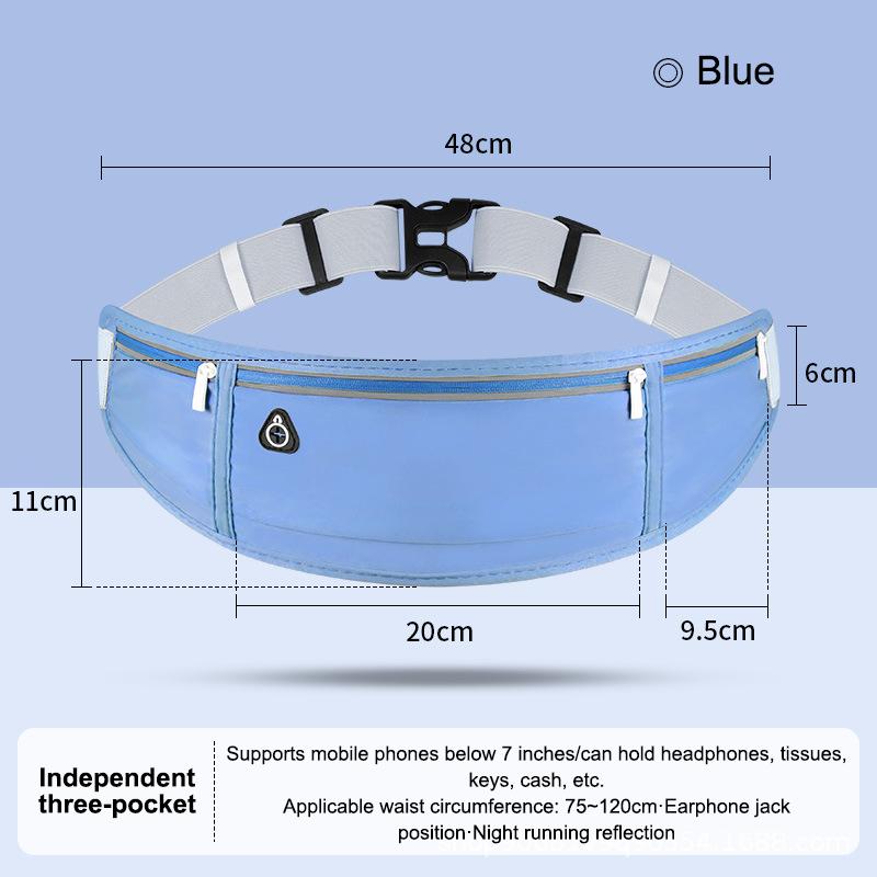 Sportliche Hüfttasche Damen Herren Laufgürtel Hüfttasche Wasserdichte Hüfttasche Geldbörse Herren Gürteltasche Tragbarer Handyhalter Fitnessstudio