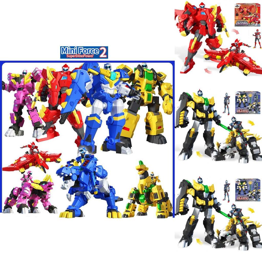 Mini Special Forces Toy Super Dino Power Mecha Transformation Robot For Boys