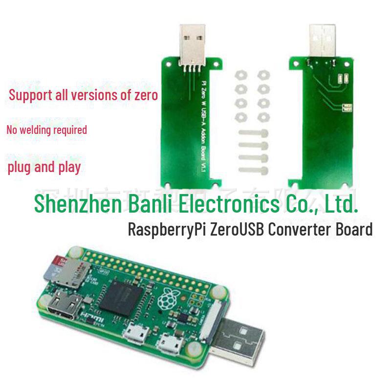 

Raspberry Pi Zero USB Expansion - Quick Plug Adapter Board Raspberry Pi Zero USB Adapter Board
