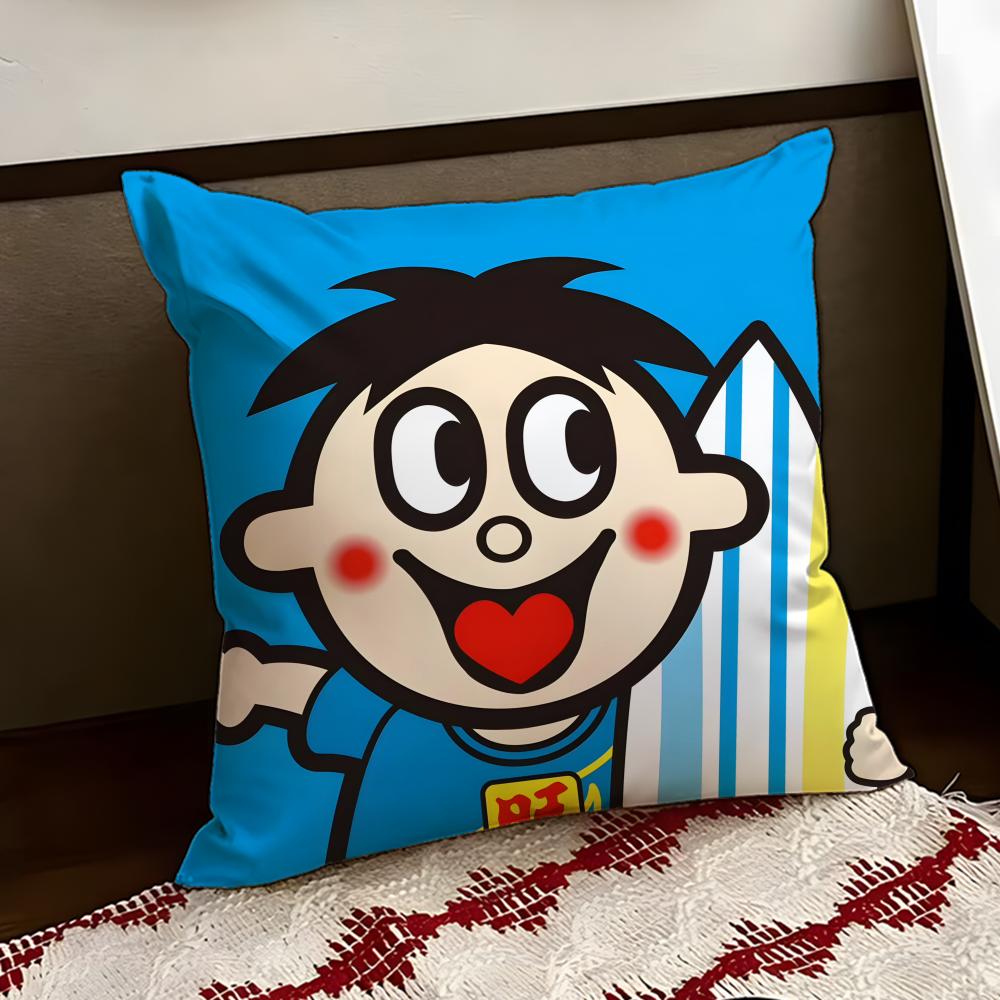 cartoon WWangzai Cushion Cover Reversible Soft Durable Pillow Cover Home  Car MultiScene Use for Daily Comfort